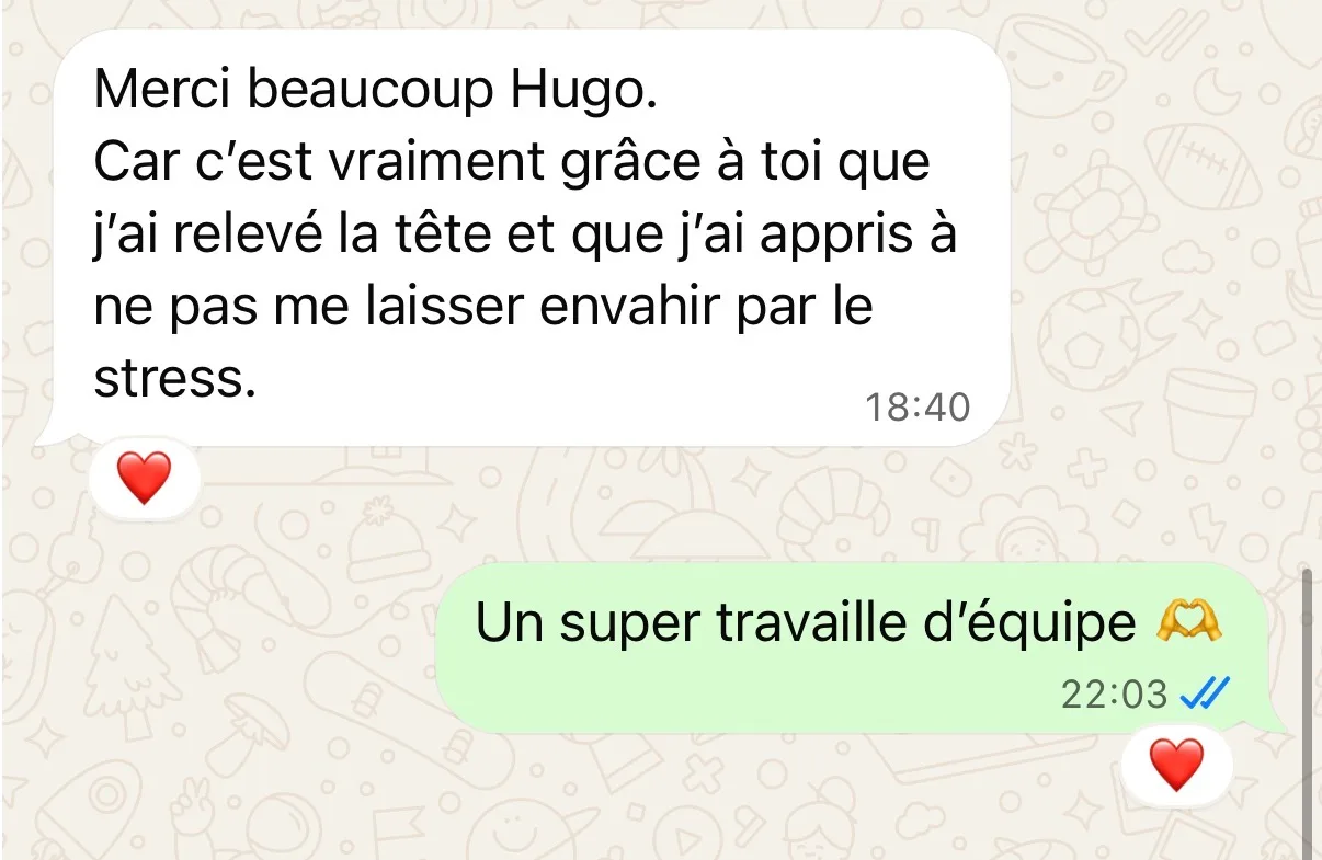 Capture d'écran : appris à ne pas se laisser envahir par le stress
